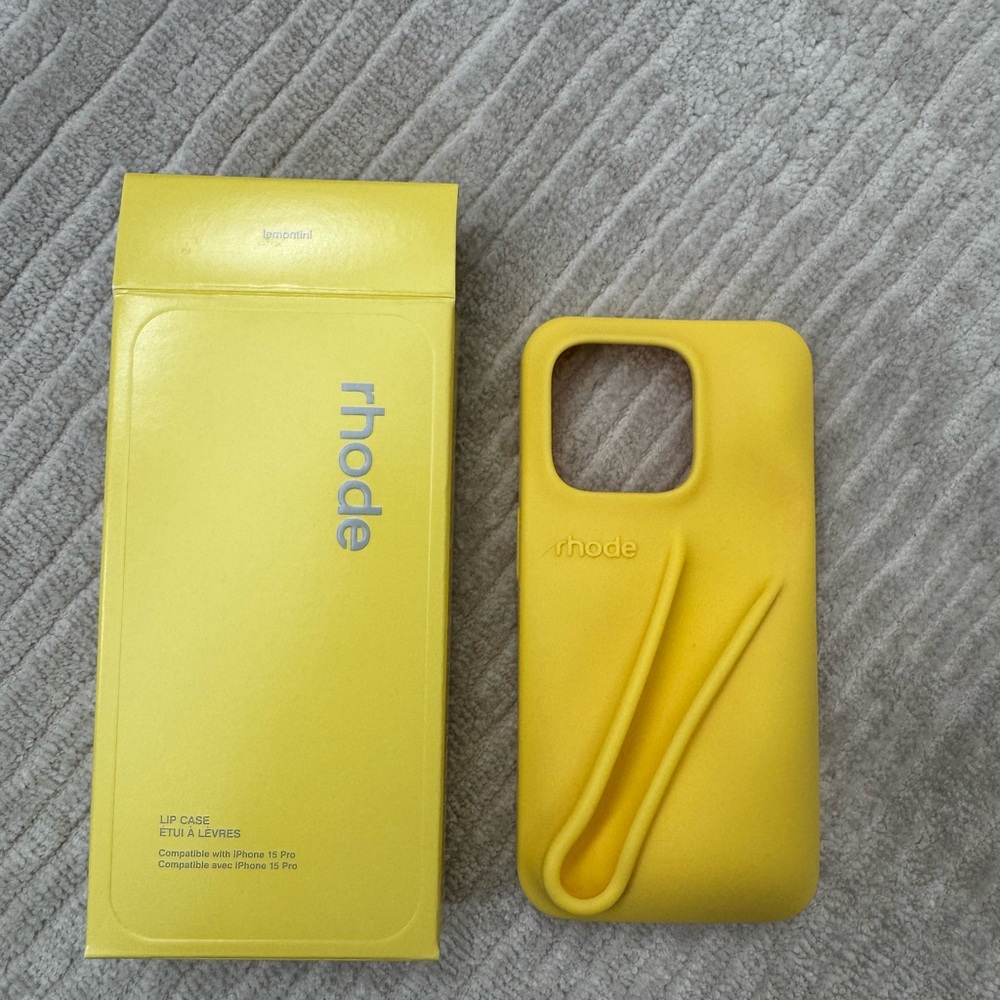 Rhode Yellow Lemontini Phone Case for iPhone 15 Pro